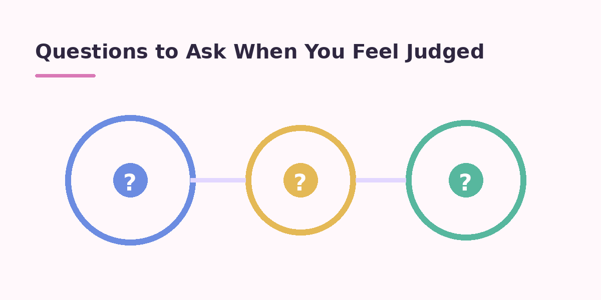 Questions to Ask When You Feel Judged