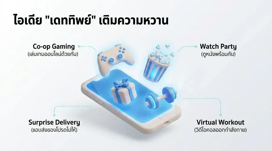 5 ไอเดีย เดททิพย์ กระชับ ความสัมพันธ์เกย์ระยะไกล