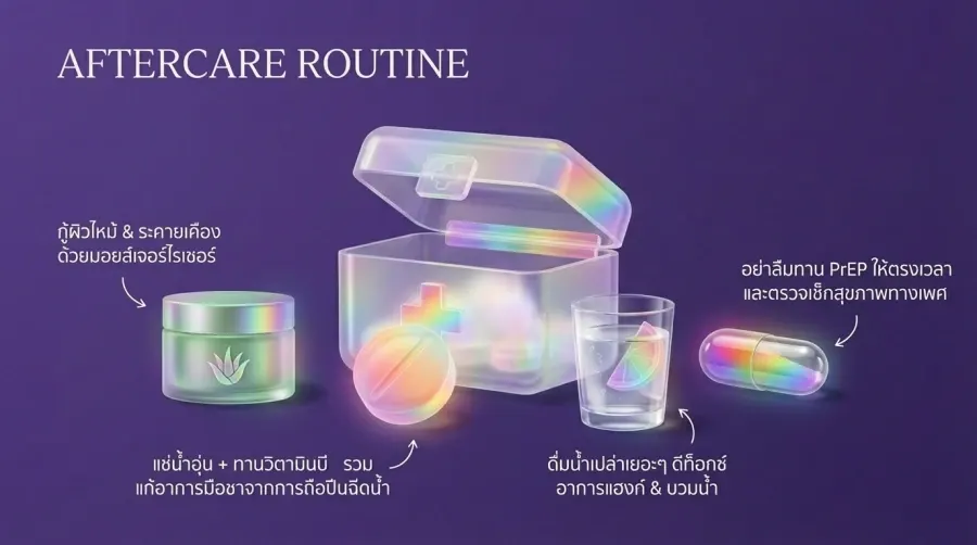Aftercare สไตล์ LGBTQ สงกรานต์ ดูแลตัวเองหลังจบศึกสาดน้ำ