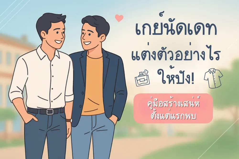 เกย์นัดเดท แต่งตัวอย่างไรให้ปัง คู่มือสร้างเสน่ห์