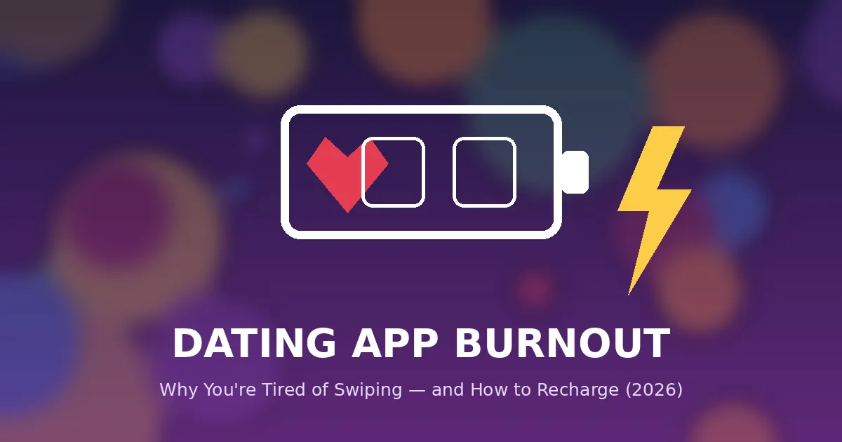 Dating App Burnout: Why You’re Tired of Swiping — and How to Fix It (2026)