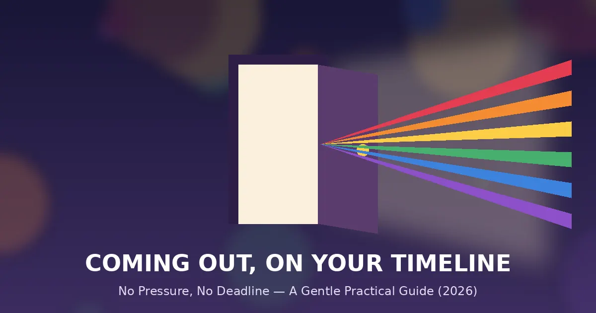 How to Come Out: A Gentle, Practical Guide for Your Own Timeline (2026)