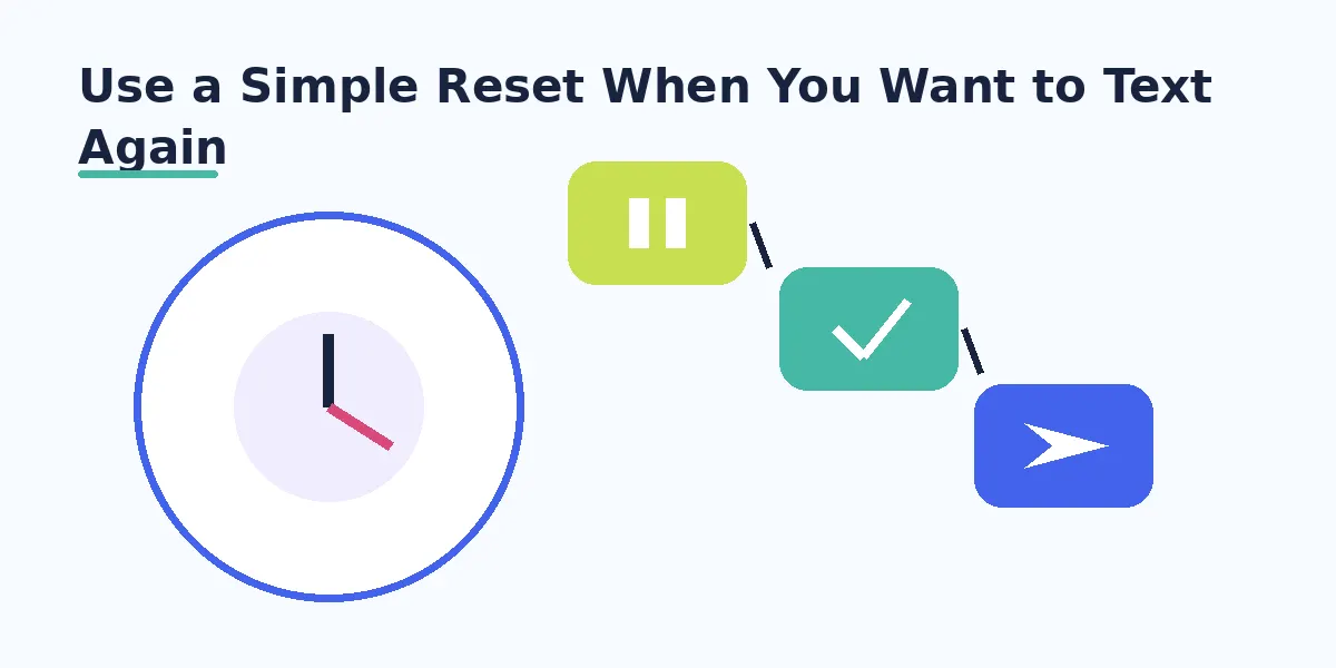 Use a Simple Reset When You Want to Text Again