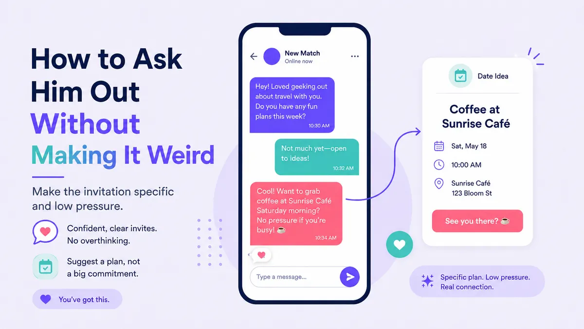 Gay dating app invitation moving from chat to a first date