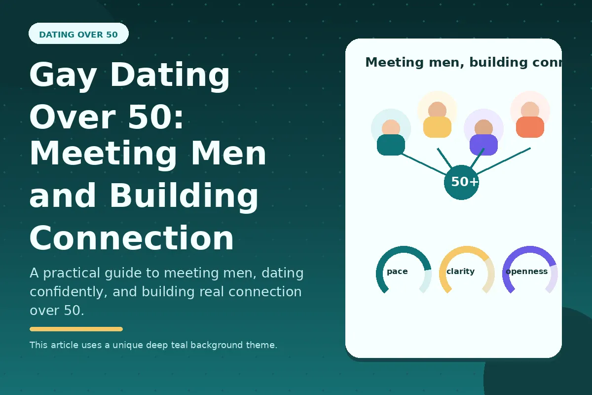 Gay Dating Over 50: Meeting Men and Building Connection