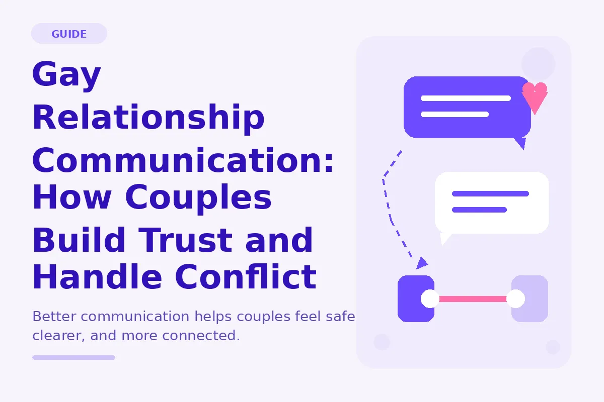Gay Relationship Communication: How Couples Build Trust and Handle Conflict