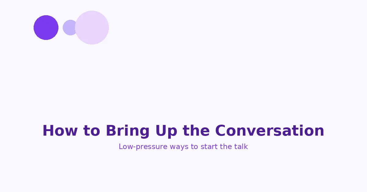 How to start the exclusivity conversation - section illustration