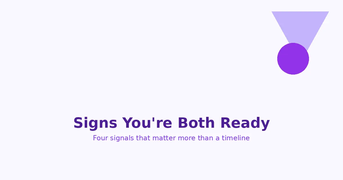 Signs gay couples are ready to become exclusive - section illustration