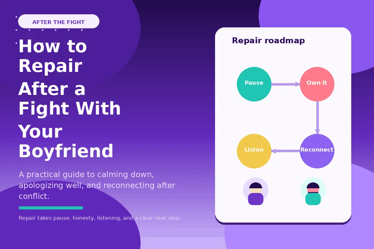 How to Repair After a Fight With Your Boyfriend