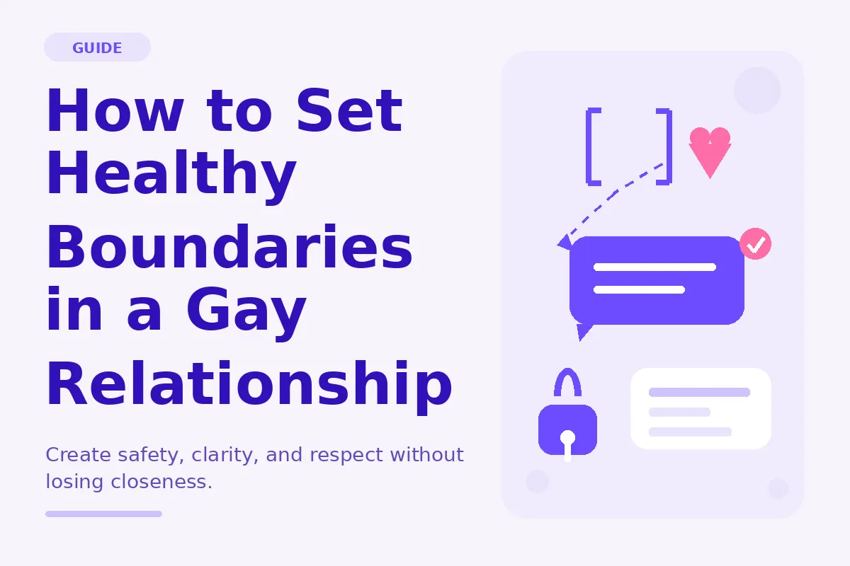 How to Set Healthy Boundaries in a Gay Relationship