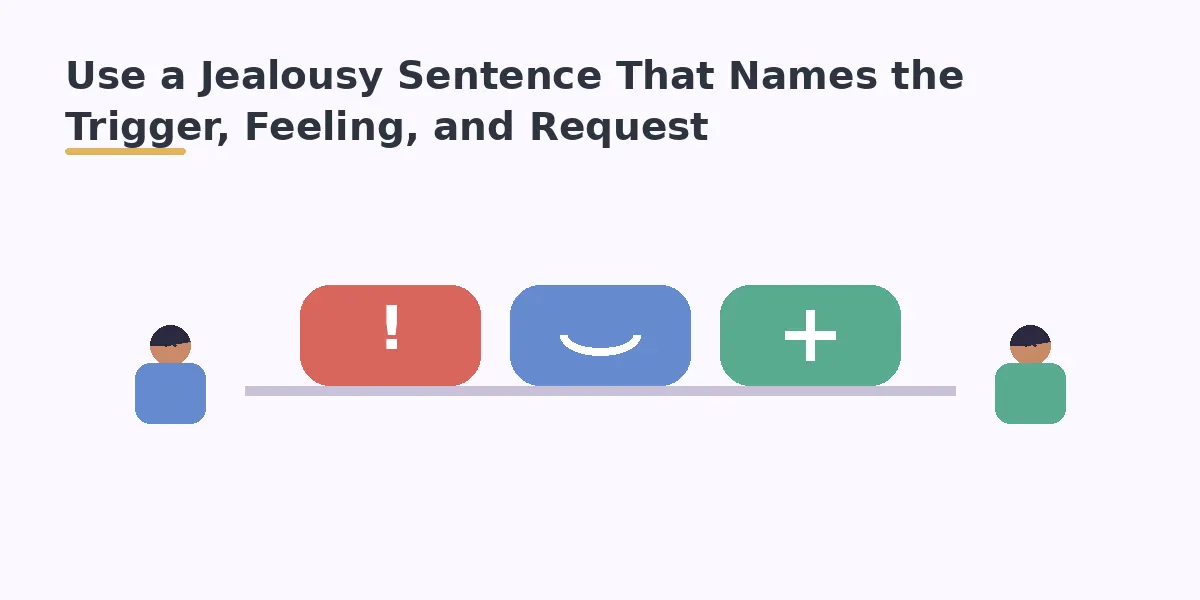 Use a Jealousy Sentence That Names the Trigger, Feeling, and Request