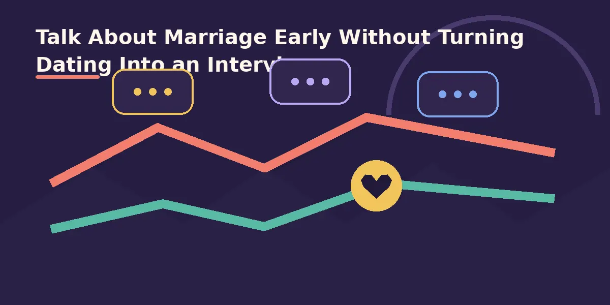 Talk About Marriage Early Without Turning Dating Into an Interview