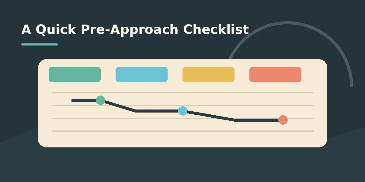 A Quick Pre-Approach Checklist