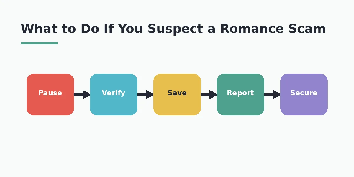 What to Do If You Suspect a Romance Scam