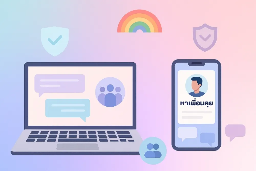 ขั้นตอนการเริ่มต้นสร้าง เกย์มิตรภาพ ในโลกออนไลน์