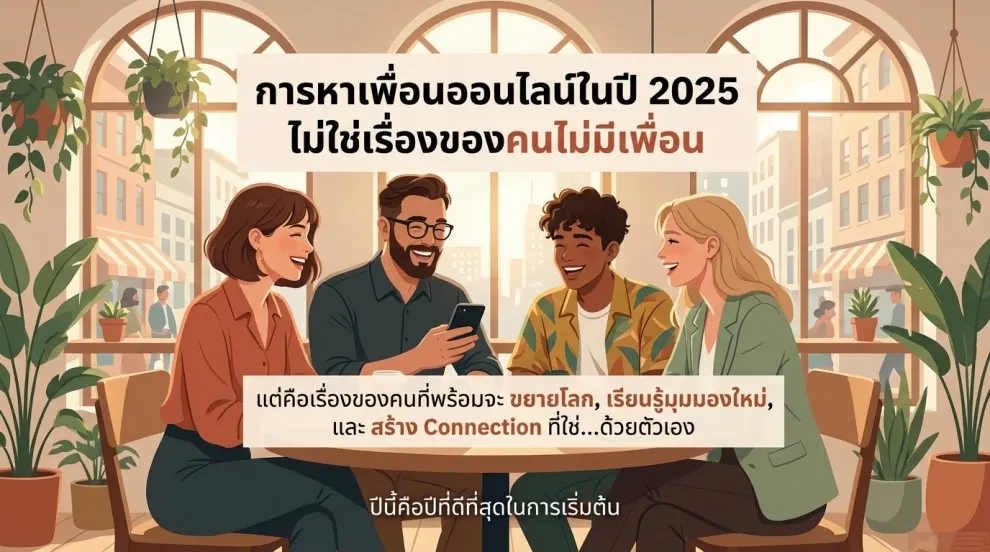ทำไมบางคน หาเพื่อนออนไลน์ แล้วเวิร์กมาก