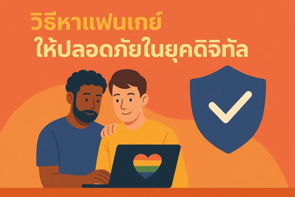 หาแฟนเกย์ อย่างปลอดภัยในยุคดิจิทัล