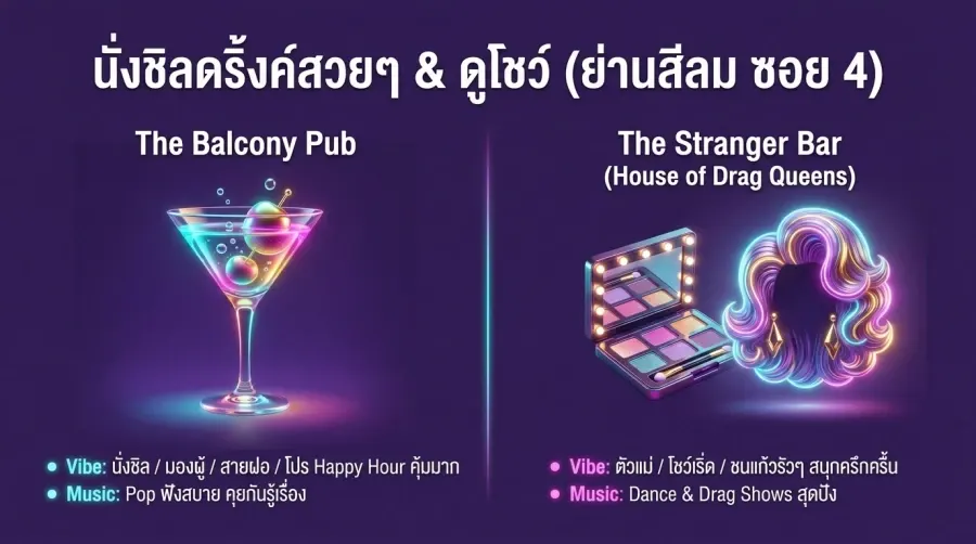 曼谷同志酒吧：适合轻松小酌的休闲风格