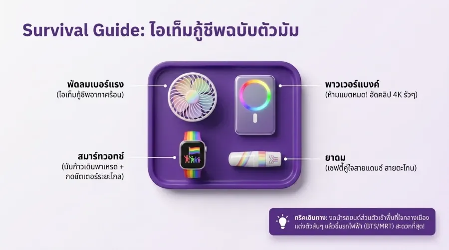 Pride Thailand 活动出发前准备