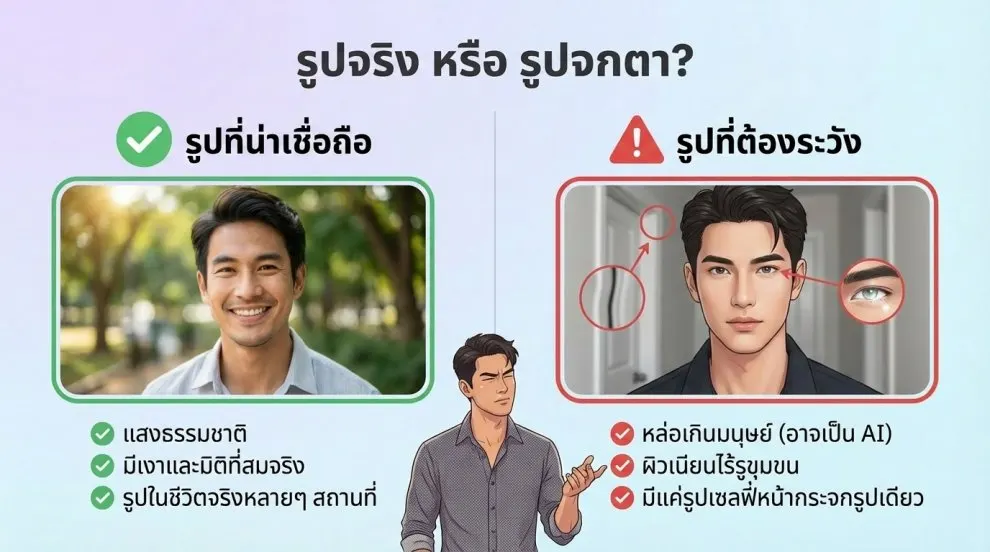 เทคนิคดูรูปให้ขาด รูปแบบไหน น่าเชื่อถือ รูปแบบไหน สับสน