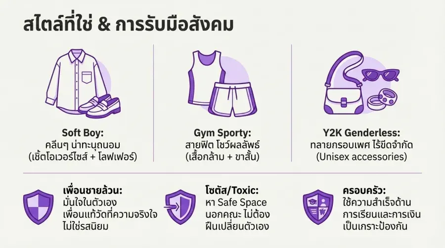 ไลฟ์สไตล์ แฟชั่น เกย์นักศึกษา ยุค 2026