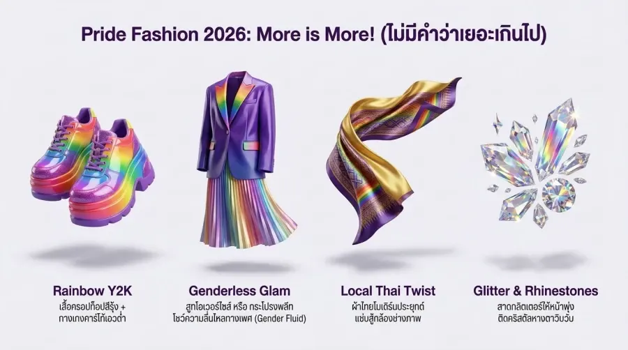 泰国 Pride Month 2026 穿搭灵感