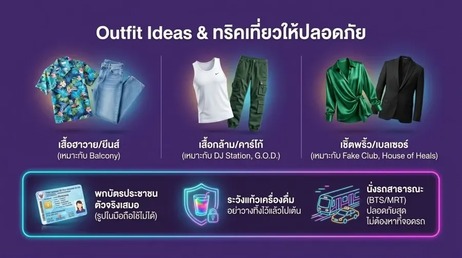 Outfit Ideas：去曼谷同志酒吧怎么穿，才能又时髦又符合场合！