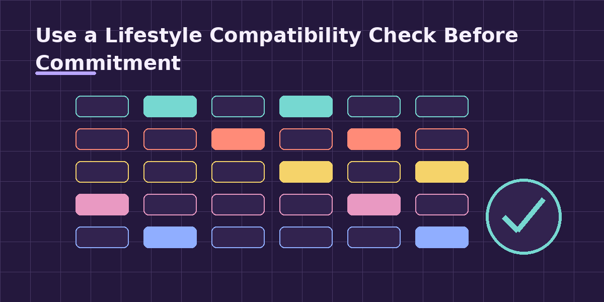 Use a Lifestyle Compatibility Check Before Commitment