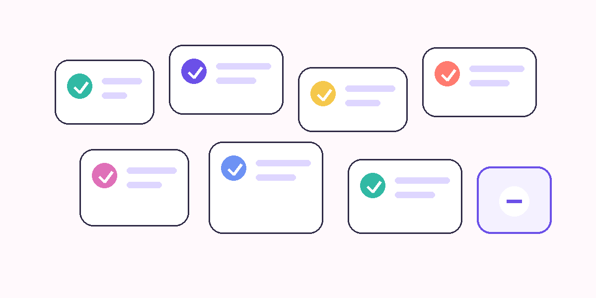 Abstract vector illustration of modular readiness signals for a serious relationship.